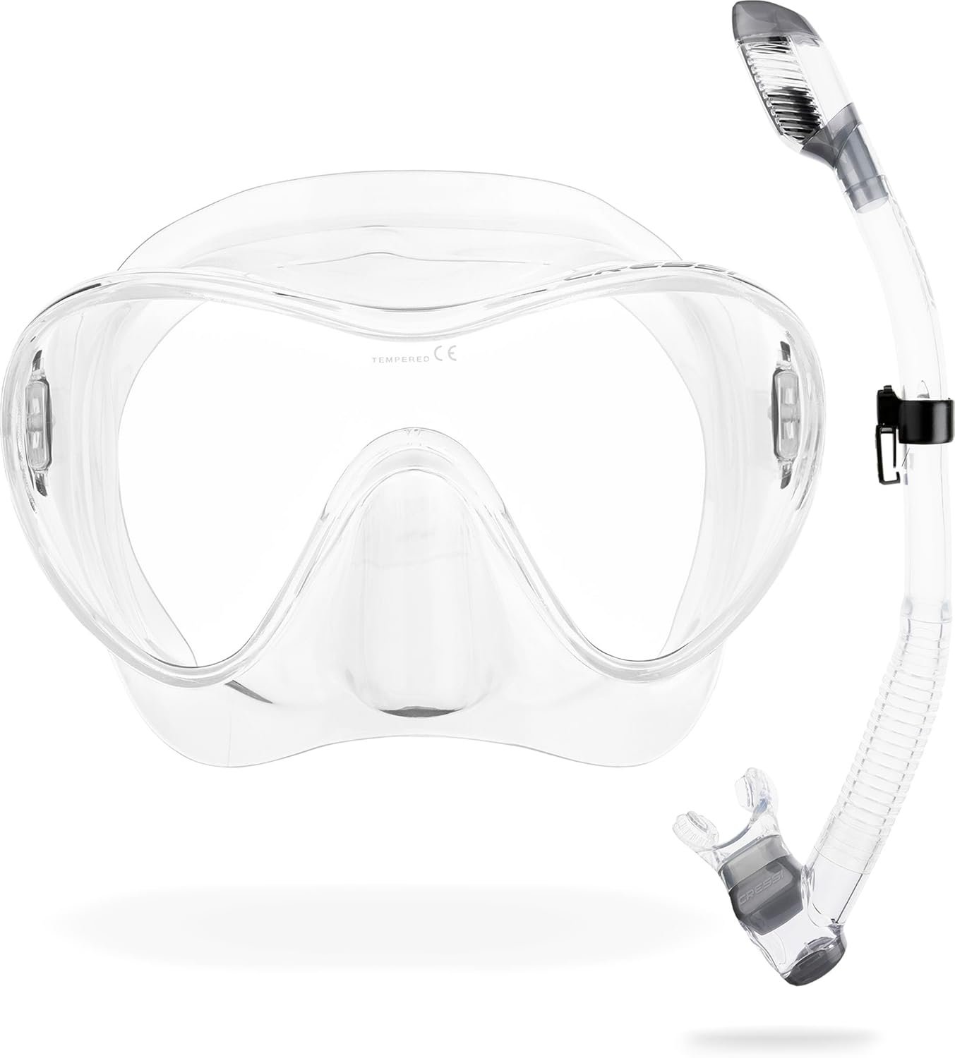 Cressi Scuba Diving Snorkeling Kit – Freediving Mask & Dry Snorkel – F1 & Supernova Dry: Designed in Italy
