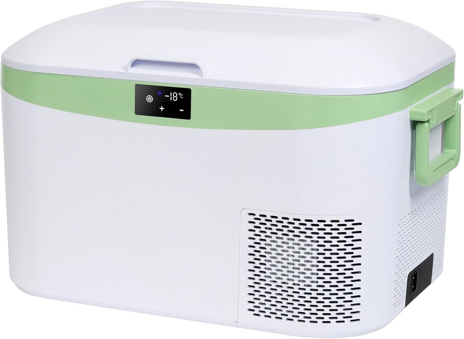 Megiu 12 Volt Refrigerator Portable Car Freezer 13.5 Quart (12.8 Liter) Compressor Cooler 12V/24V DC 110～240 Volt AC for Truck Van RV Camper SUV Boat Travel Camping Road Trips Tailgating -18℃~+15℃