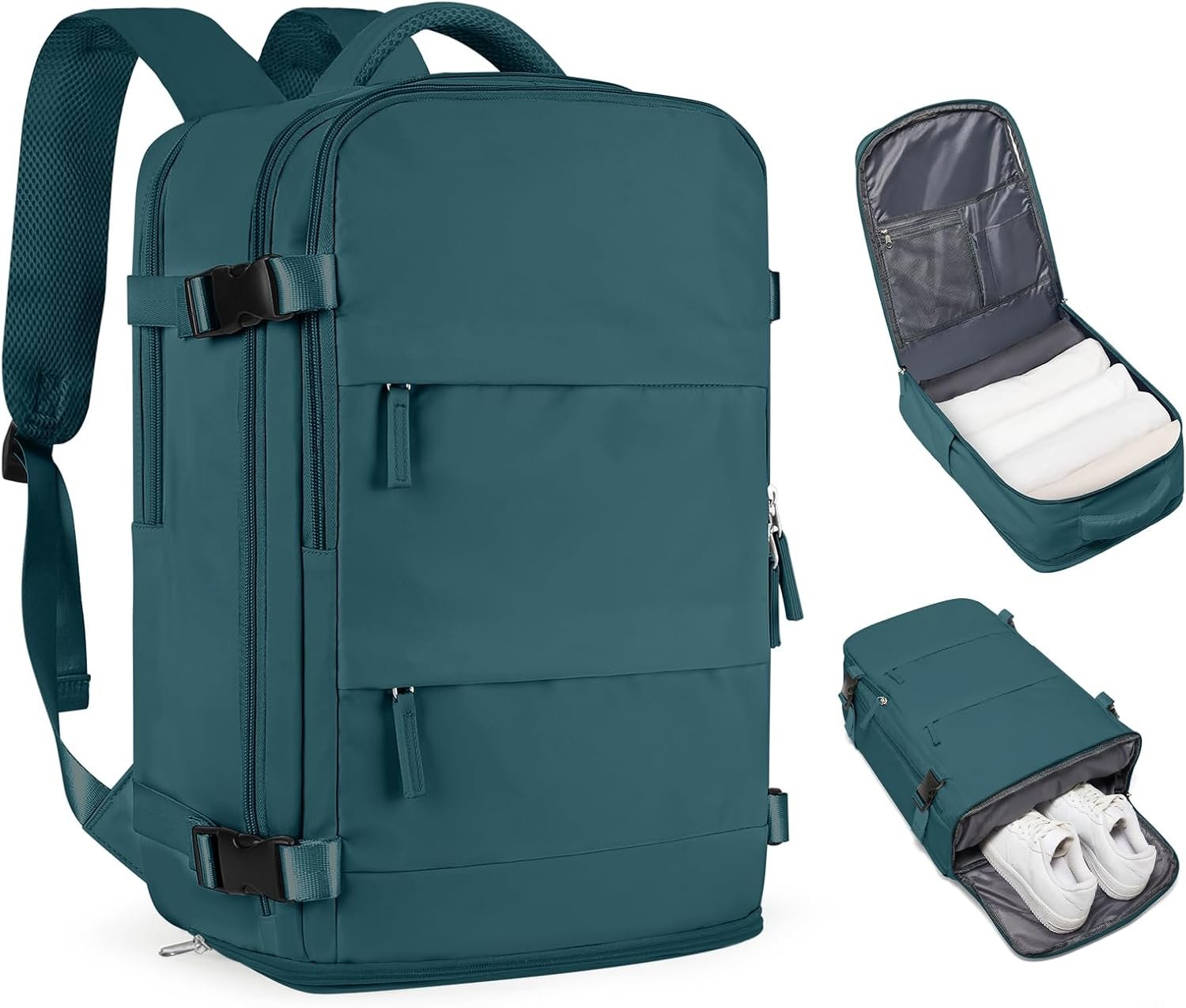 coofay Travel Backpack For Women Men Airline Approved Carry On Backpack Flight Approved Waterproof Sports Luggage Backpack Casual Daypack Small Hiking Backpack