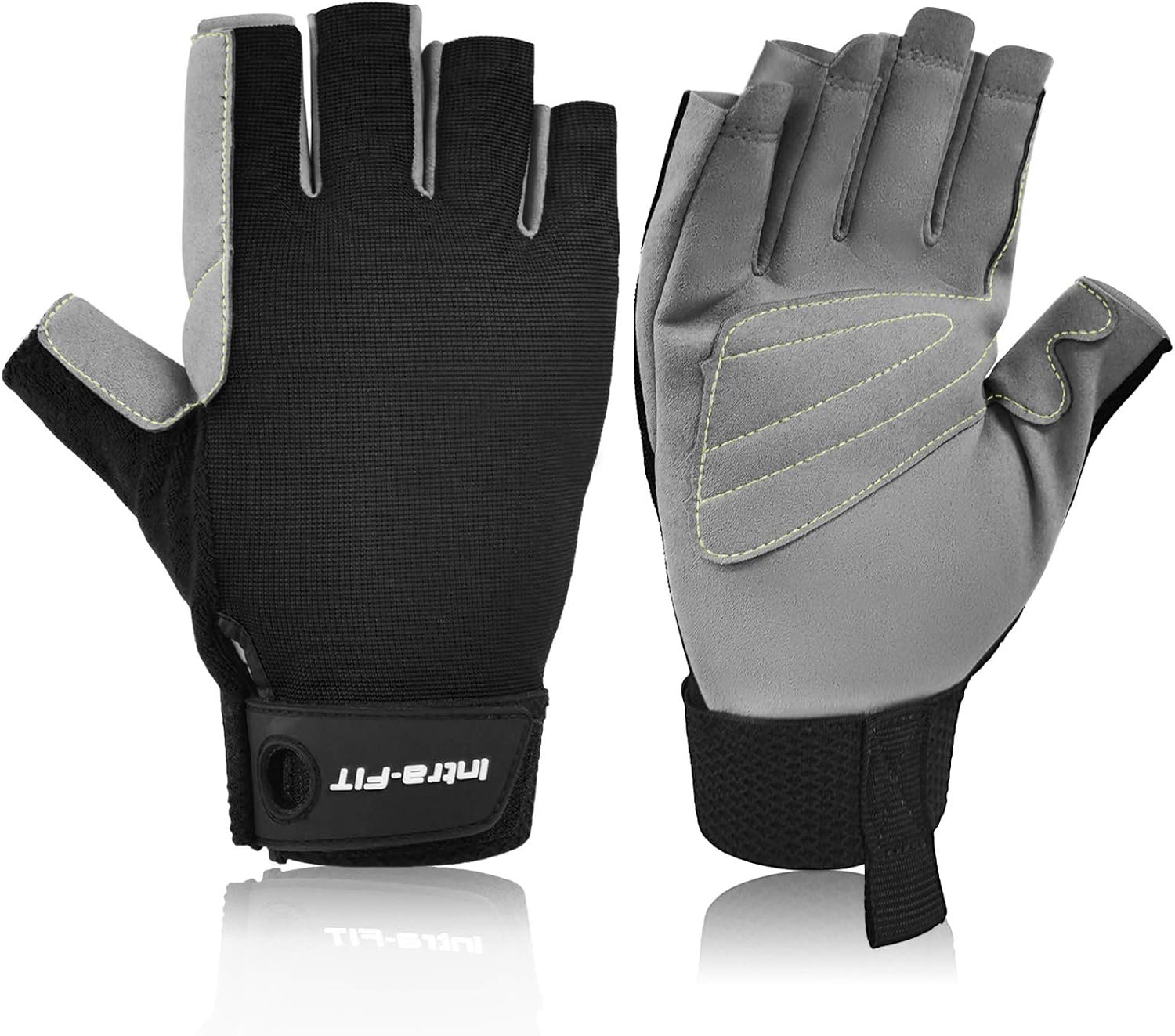 Climbing Gloves, Full & Half Finger | Ultimate Comfort, Padded palm, Breathable, Perfect for Rock, Tree, Wall, Mountain, Climbing