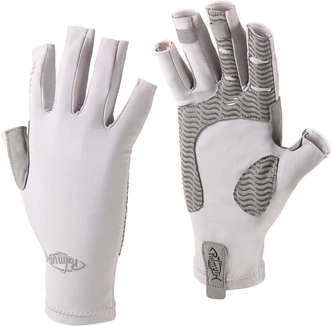 Palmyth UV Protection Fishing Fingerless Gloves UPF50+ Sun Gloves Men Women for Kayaking, Hiking, Paddling, Driving, Canoeing, Rowing