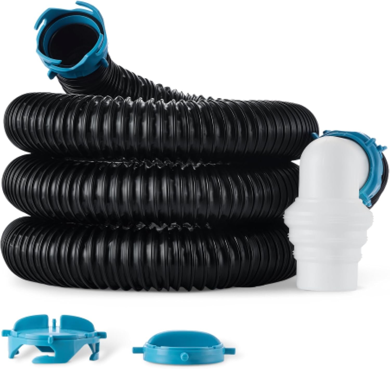 Amazon Basics RV Sewer Hose Kit, 15 ft, Black