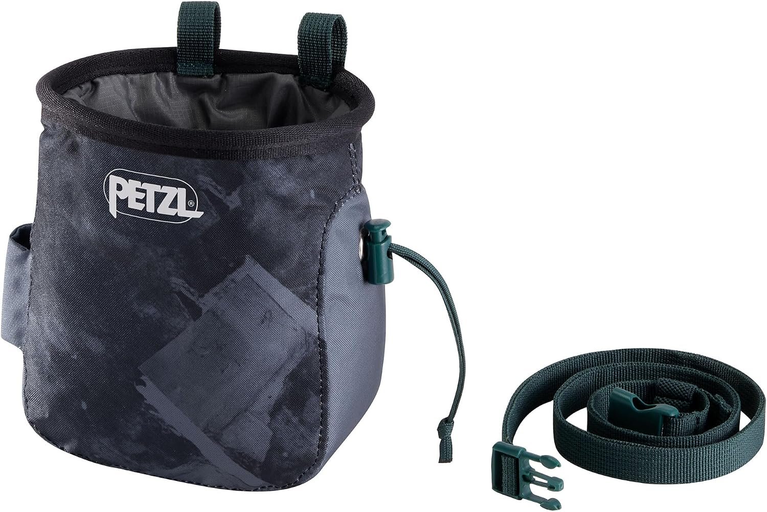 Petzl SAKA Chalk Bag – Ergonomic Chalk Bag for Gym, Sport, and Trad Climbing