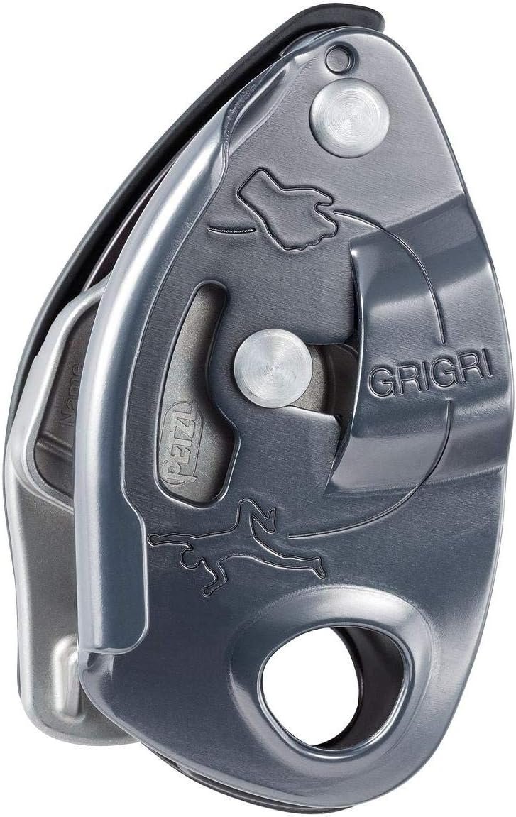 PETZL GriGri 2019 Climbing Belay Device – Gray