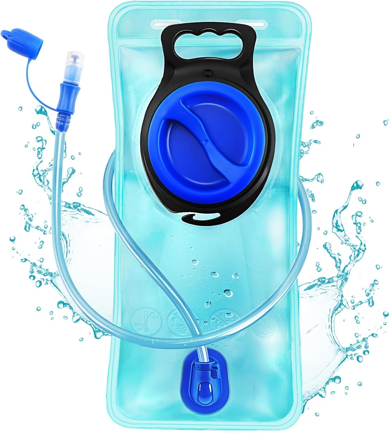 Hydration Bladder, 1.5-2-3L Water Bladder for Hiking Backpack, BPA-Free Leak Proof Water Reservoir Storage Bag, Water Pouch Hydration Pack for Camping Cycling Running