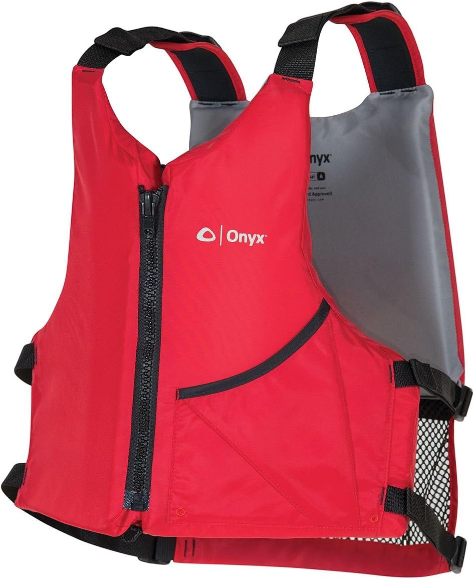 Onyx Universal Paddle Vest, Adult, U.S. Coast Guard and Transport Canada Approved, Lightweight, Freedom of Movement