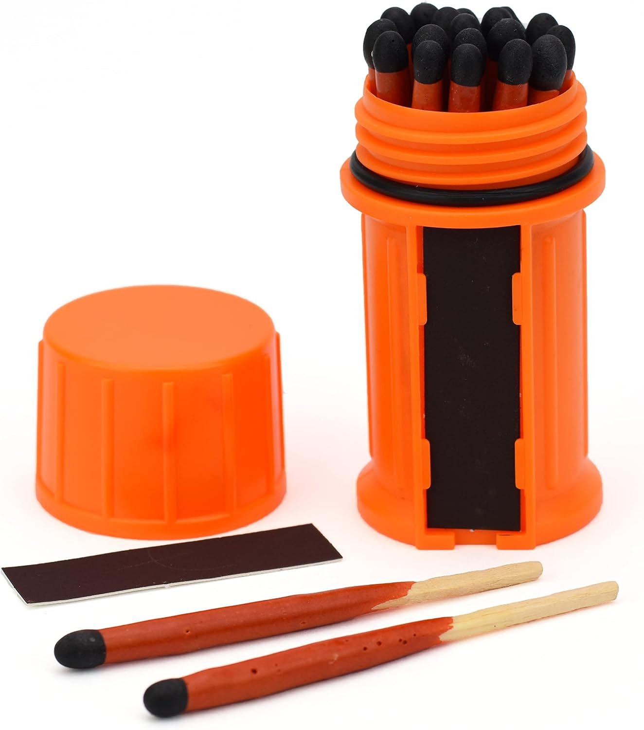 Stormproof Waterproof Matches, Weatherproof Submersible Match for Camping Hiking, a Must for Survival Kit- Windproof Match with Watertight Case -Emergency Fire Starter