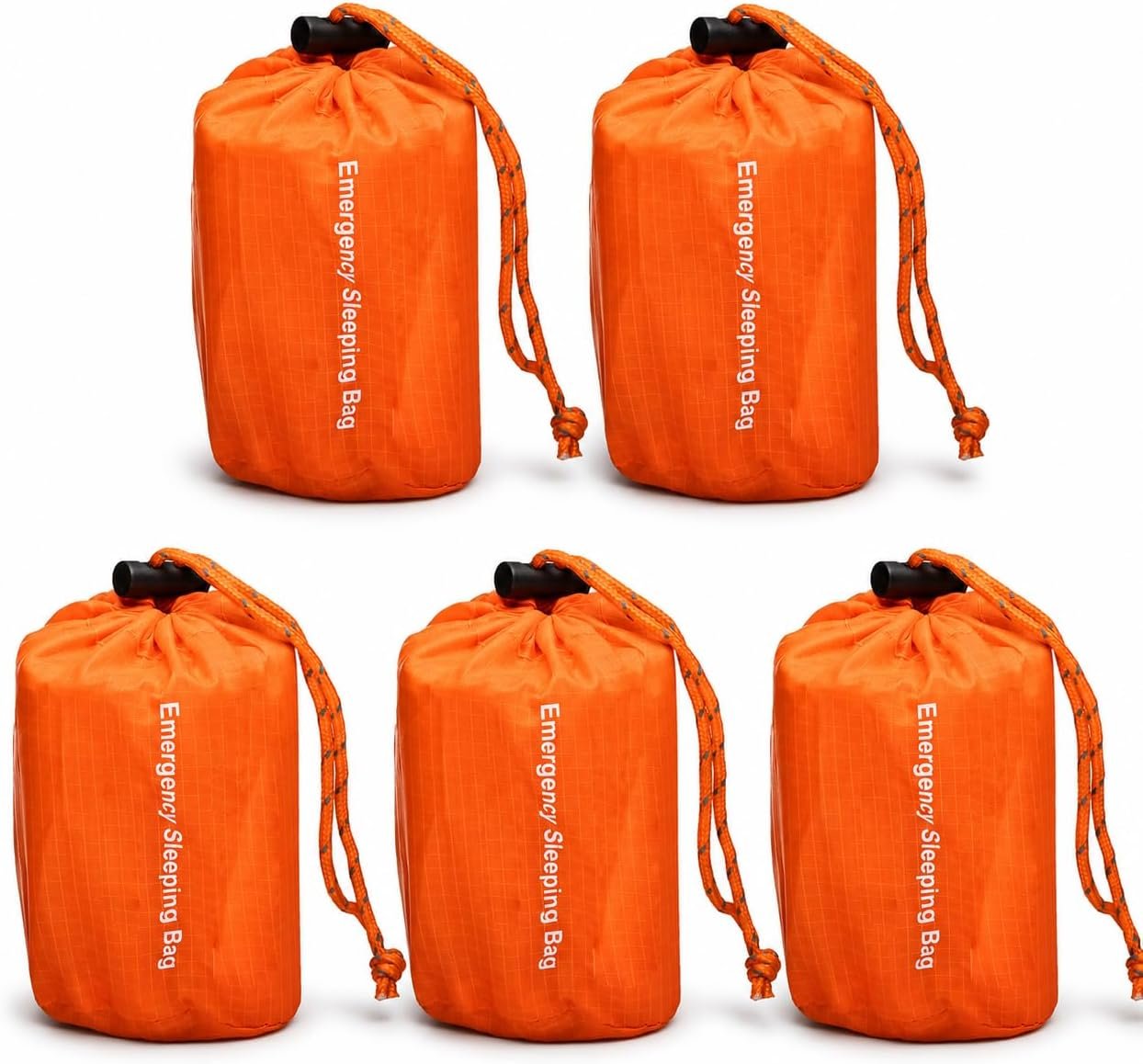 NovaMedic Emergency Sleeping Bag – 84″x36″ Thermal Mylar Survival Bivy Sack – Waterproof, Lightweight & Compact Emergency Blanket for Camping, Hiking, Outdoor Survival & Travel