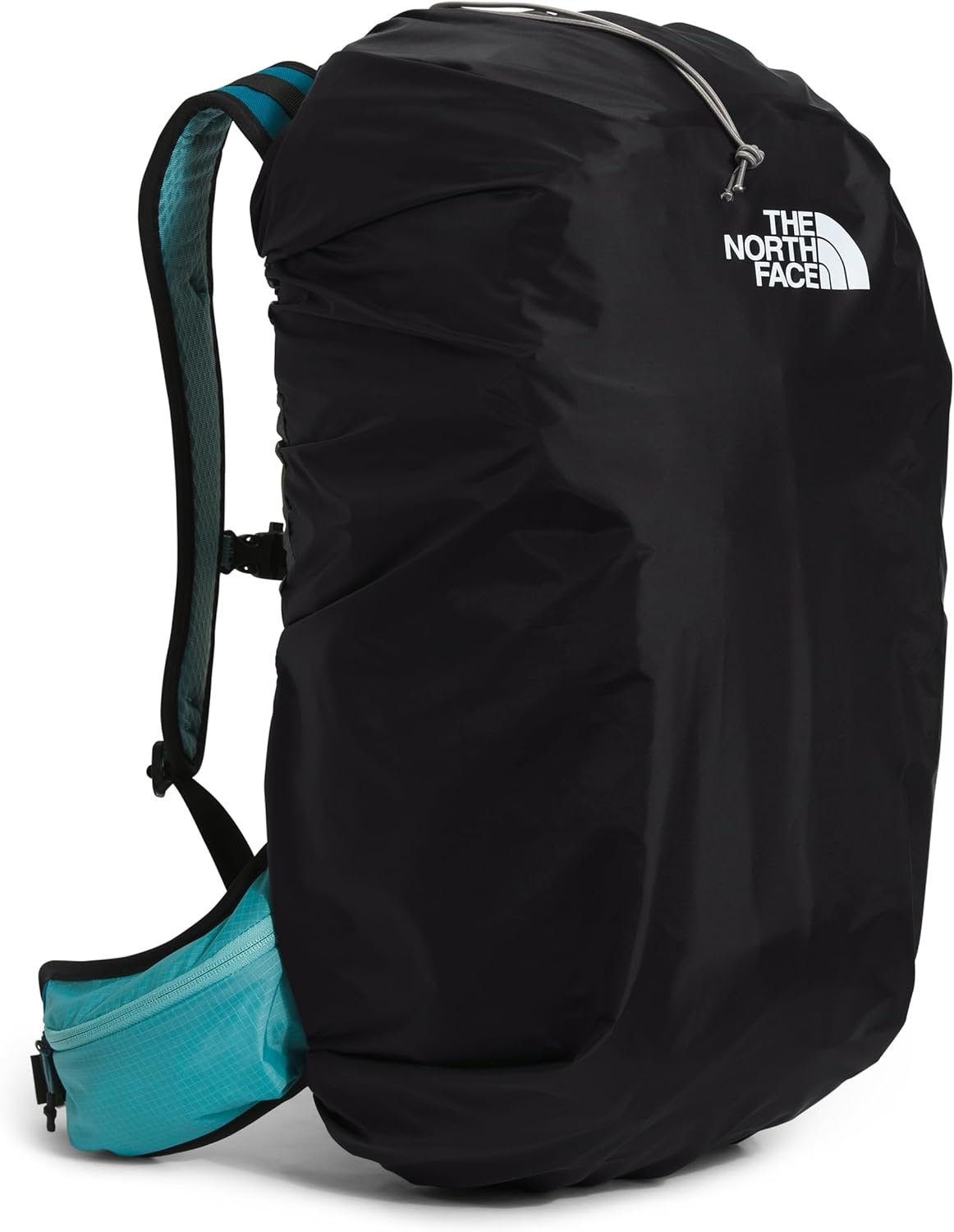 The North Face Fully Waterproof Hiking Backpack Rain Cover – Lightweight & Packable, Elastic Closure, Drain Hole, TNF Black-NPF, X-Large