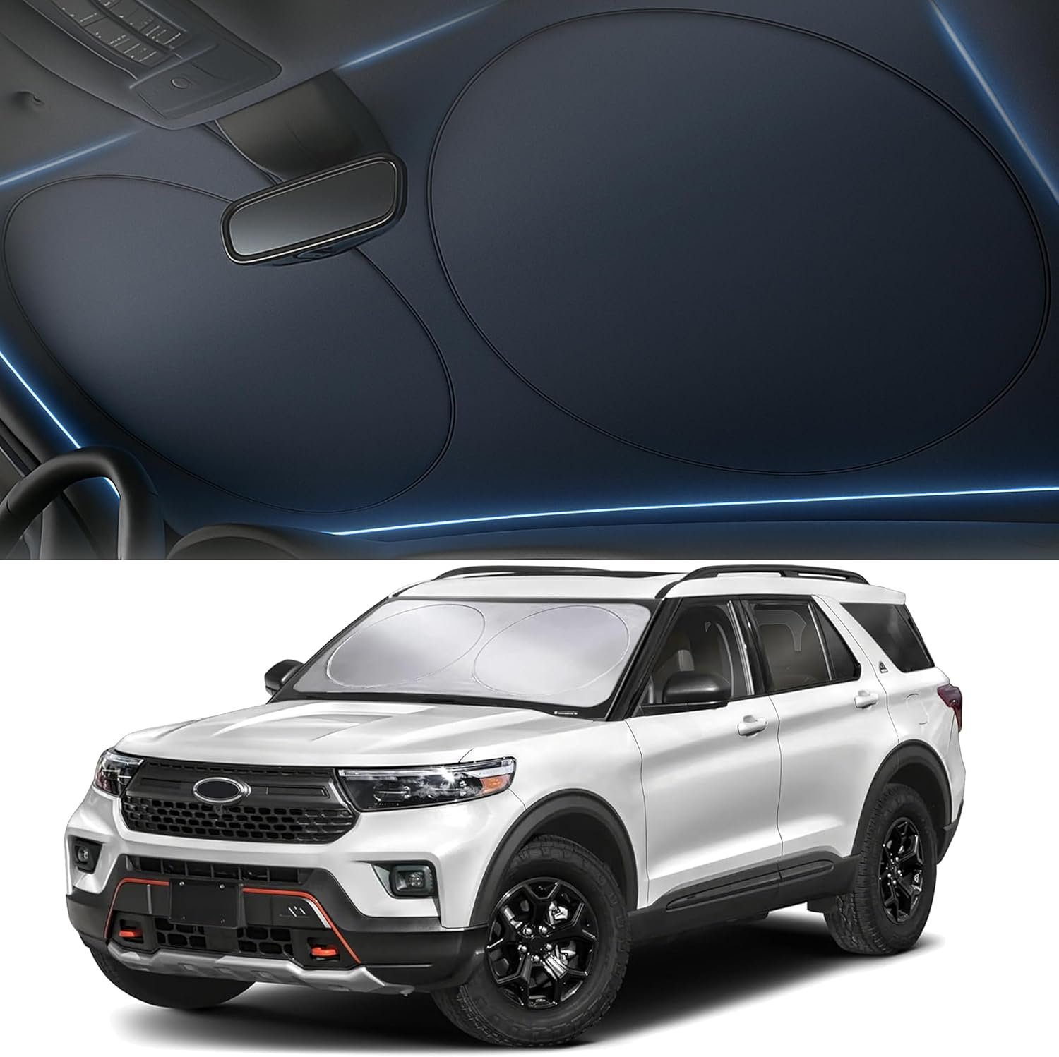 Autovir Sun Shade for Car Windshield