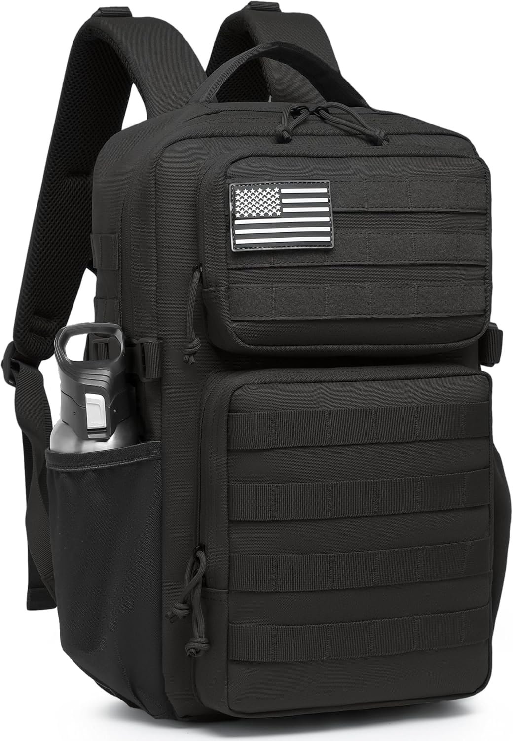Wotony Military Tactical Backpack for Men Waterproof Daypack 3 Day Assault Pack Molle Bag with Water Bottle Holder