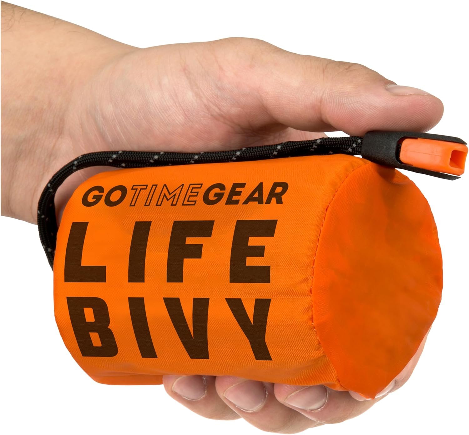Go Time Gear Life Bivy Emergency Survival Sleeping Bag Thermal Bivy – Use as Emergency Bivy Sack, Survival Sleeping Bag, Mylar Emergency Blanket