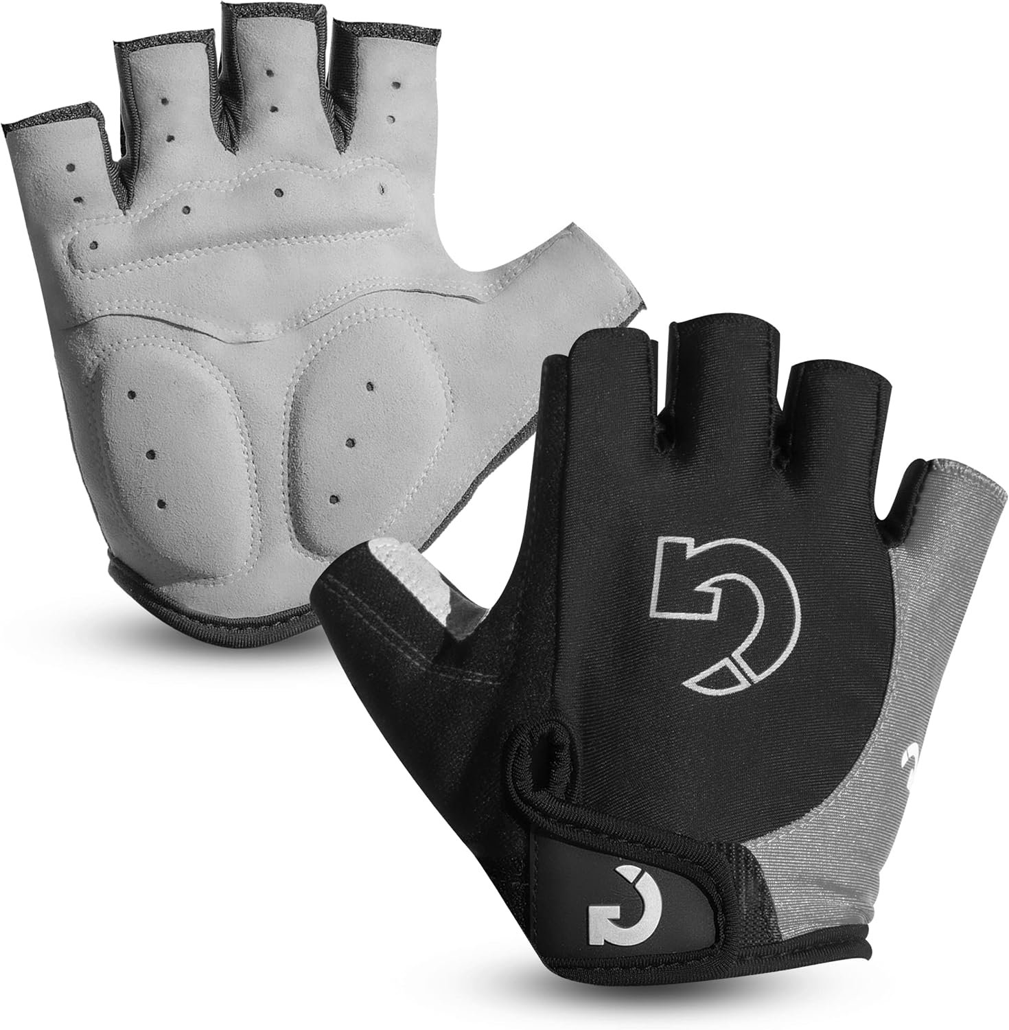 GEARONIC Cycling Gloves Bike Bicycle Motorcycle Glove Mountain Bike Gloves MTB Shockproof Foam Padded Outdoor Workout Sports Half Finger Short Gloves Guantes
