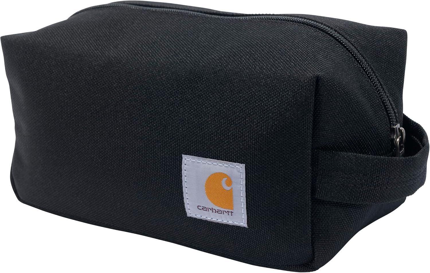 Carhartt Durable Travel Kit, Organize Essentials W/the Water Resistance Toiletry Bag, Black