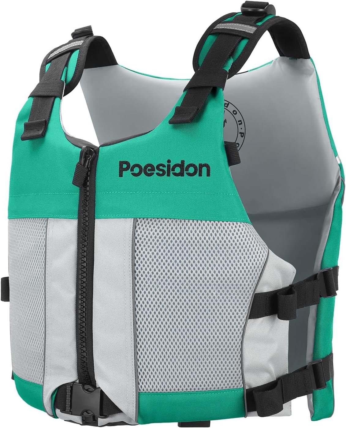Poseidon Adjustable Water Safety Life Jacket – Classic Unisex Design with Front/Rear Storage Compartments for Multiple Water Activities