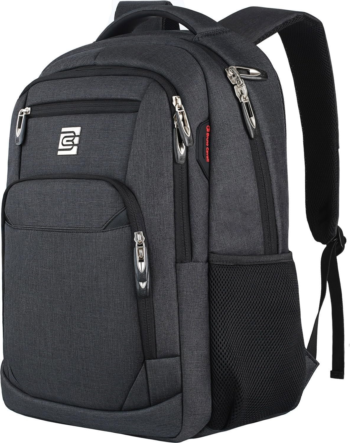 Volher Laptop Backpack,Business Travel Anti Theft Slim Durable Laptops Backpack,Water Resistant College Computer Bag for Women & Men Fits 15.6 Inch Laptop and Notebook – Black