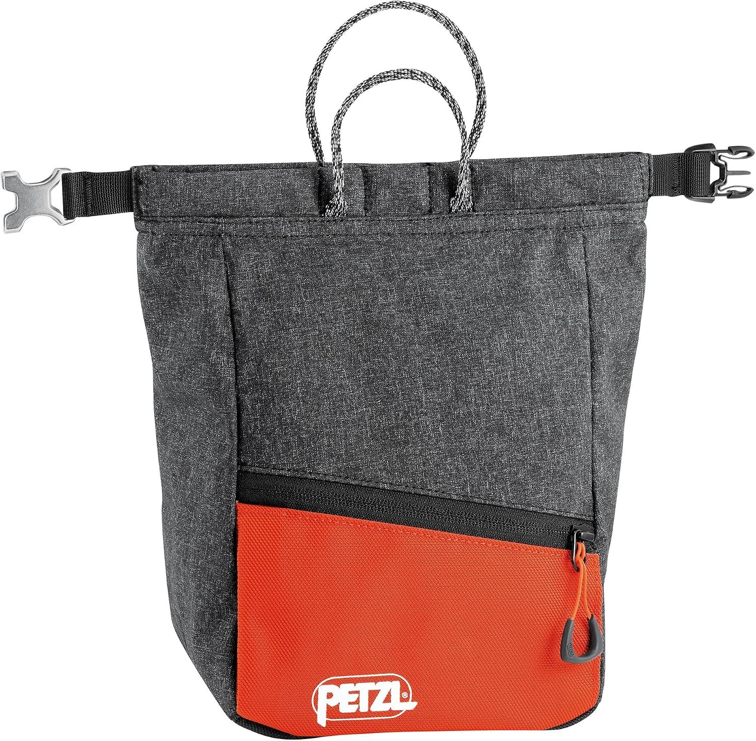 Petzl SAKAB Chalk Bag – Large, Roll-Top Bouldering Chalk Bucket