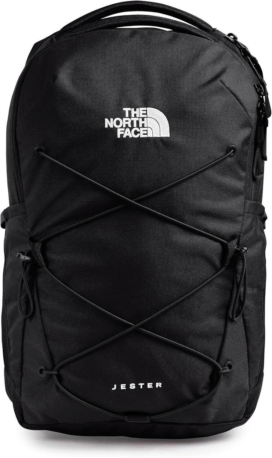 The North Face Women’s Jester Everyday Laptop Backpack – Commuter Travel Bag, Laptop Sleeve, Water-Repellent, TNF Black-NPF, One Size